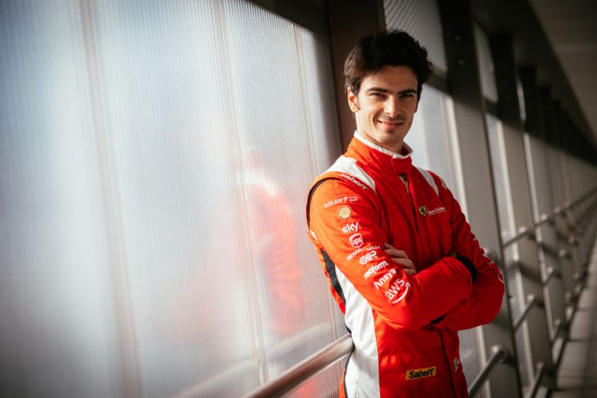 Rovera first interview as a Ferrari official driver